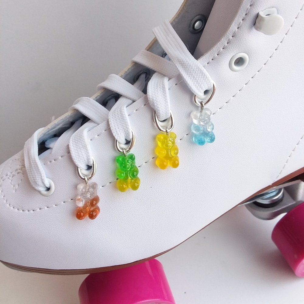 4/$20 Shoe Charms   Gummy Bear Shoelace charm for roller skates